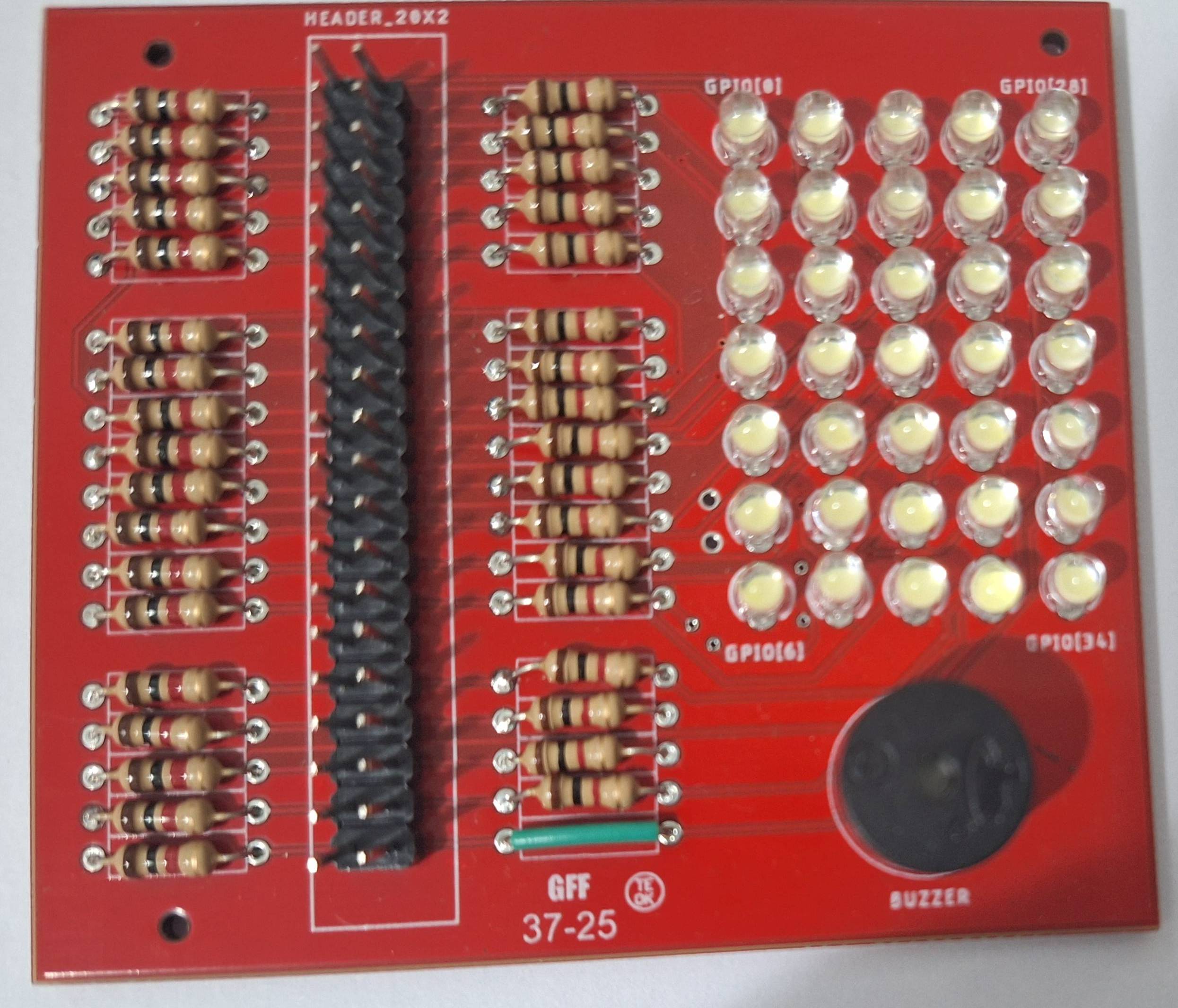 Vista da Placa de Interface