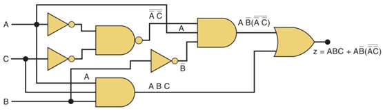 Solução do Circuito Lógico