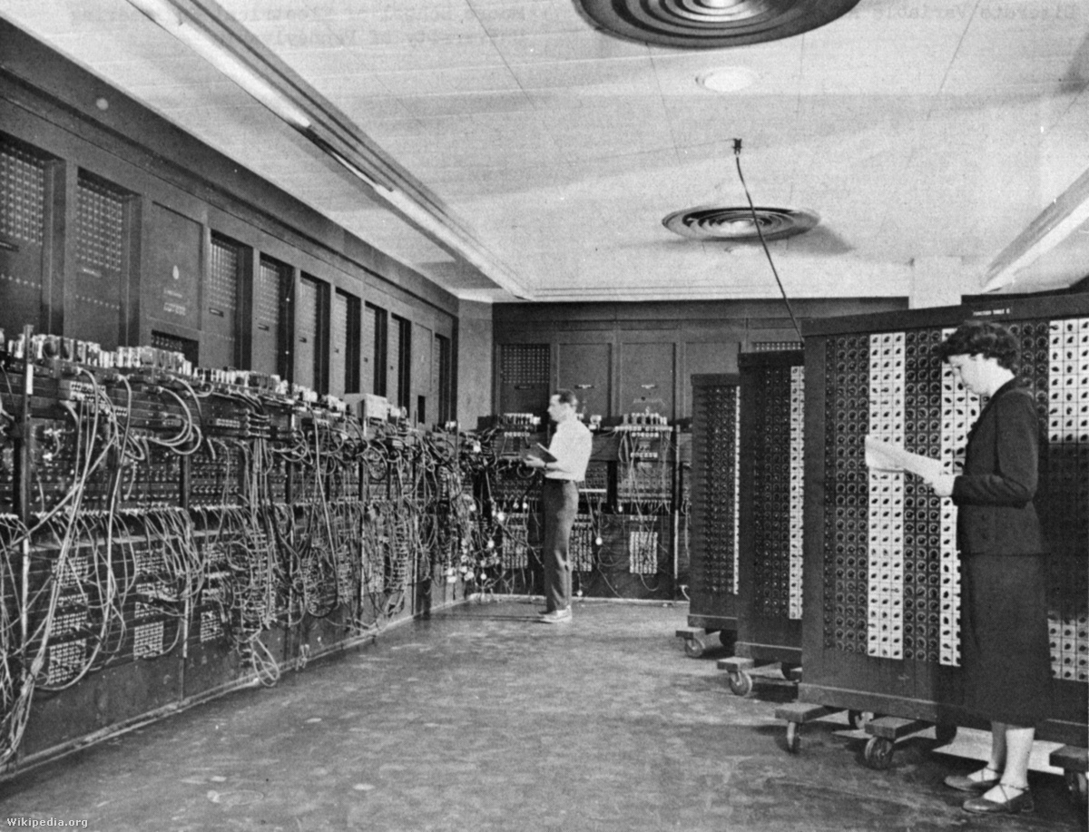 O ENIAC sendo programado